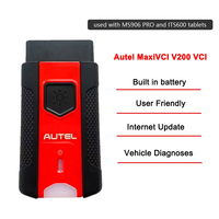 Autel MaxiVCI VCI 200 Bluetooth Communication Véhicule Compatible avec Tablette de Diagnostic MS906 PRO ITS600K8 ABS DPF EPB SAS SRS TPMS