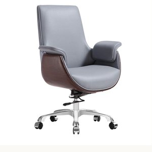 chaise de bureau en cuir moderne et confortable 36028-033/115A - Product Image 4