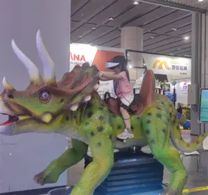 3D 상호 작용 Vr Animatronic 공룡 타기 게임 시뮬레이터 쇼핑몰