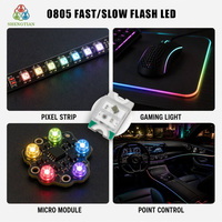 Hochleuchtende 0805 RGB SMD LED 5V 0,2W 5mA Schnell Langsam Blinkende Phantom-Pixel Regenbogen 120° Betrachtungswinkel DIY Elektronisches Spielzeug