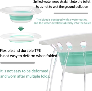 Bain de siège pliable de haute qualité pour toilettes, idéal post-partum - Product Image 6