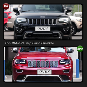 ไฟหน้ารถยนต์ TYPY สำหรับ Jeep Grand Cherokee ปี 2014-2021 หลอดไฟ LED สำหรับรถยนต์ ไฟวิ่งกลางวัน ไฟเลี้ยวแบบไดนามิก อุปกรณ์ตกแต่งรถยนต์ - Product Image 2
