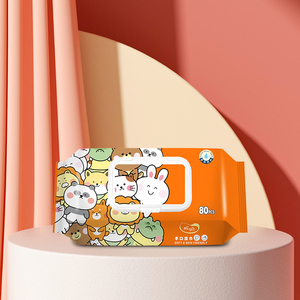 Toallitas Húmedas para Bebé de Venta Directa de Fábrica, 80 Unidades, Tela No Tejida Spunlace, Toallitas Húmedas para Bebé - Product Image 1