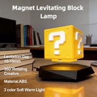 Lámpara Magnética Levitante con Bloque de Luz LED de 3 Colores Cambiantes, Decoración para Sala de Juegos, 1 Año de Garantía