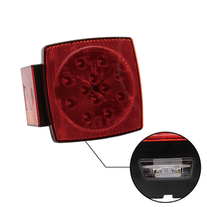 Kit de Luces Traseras LED de 12V <span class=keywords><strong>Personalizadas</strong></span> para Remolque, <span class=keywords><strong>con</strong></span> Indicador SAE DOT, Luces de Posición, de Freno y de Matrícula <span class=keywords><strong>con</strong></span> Reflector - Product Image 5