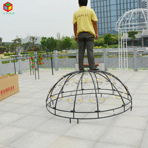 Padiglione Rotondo per Matrimoni Indiani, Palki Doli per l'Ingresso della Splendida <span class=keywords><strong>Sposa</strong></span>, Gazebo a Cupola Classico Ispirato - Metallo Durevole ed Elegante - Product Image 6