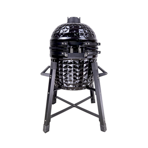 <span class=keywords><strong>Barbecue</strong></span> Kamado en céramique AUPLEX 15 pouces finition diamant, avec thermomètre et <span class=keywords><strong>chariot</strong></span>, pour cuisson extérieure dans la cour ou <span class=keywords><strong>sur</strong></span> la terrasse - Product Image 2