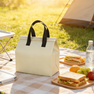 Mochila Moderna de Lujo con Aislamiento Térmico y Cierre de Cremallera, Bolsa Refrigerante Reutilizable para Alimentos Fríos y Calientes, Ecológica, de Tela No Tejida, 30L - Product Image 1