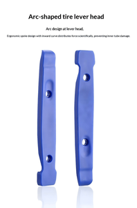 Kit d'outils de réparation de vélo, outil de réparation de pneus hexagonaux internes, patchs de réparation de pneus, outil multifonctionnel mini pliable, levier de pneu - Product Image 3