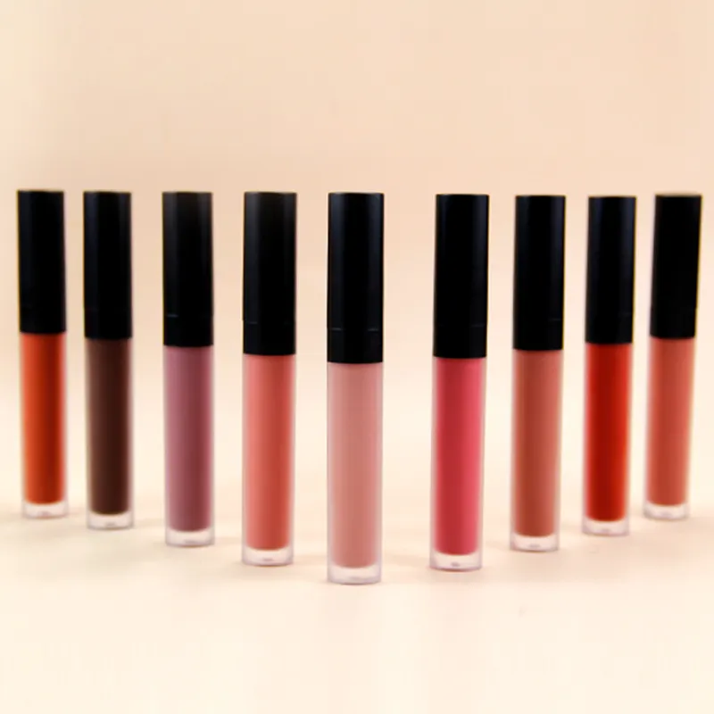 Vente en gros 24 couleurs cosmétiques personnalisés longue durée imperméable velours Nude mat liquide rouge à lèvres maquillage ensemble fabricants brillant à lèvres