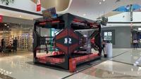 Nouvelle conception de machine de jeu d'arcade de tir en ligne 9D VR multijoueur pour 4 joueurs, en métal et plastique, pour une déambulation libre en intérieur