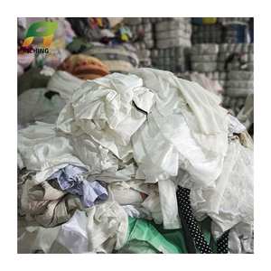 Exportation en gros de chiffons en coton industriel blanc de qualité B, balles de 25 kg, déchets textiles pour le Pakistan - Product Image 4