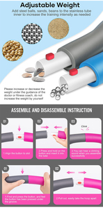 TTSPORTS Hula hoop digitali staccabili di alta qualità per la perdita di peso Smart Hula hoops attrezzature da palestra per il Fitness - Product Image 5