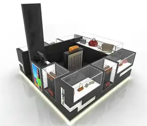 Kiosk Trung Tâm Mua Sắm Hiện Đại Thiết Kế Trưng Bày Túi Xách Đồ Trang Trí Túi Kiosk Thời Trang Theo Yêu Cầu - Product Image 1