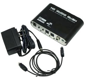 5.1 Audio Rush Son Numérique Décodeur Convertisseur Optique SPDIF Coaxial AC3 DTS stéréo à 5.1CH Analogique Audio Adaptateur - Product Image 1