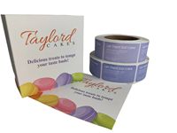 Autocollants en vinyle imperméables personnalisés, cadre photo pour gâteau d'anniversaire, étiquettes adhésives, étiquettes artisanales multicolores personnalisées, étiquettes pour desserts