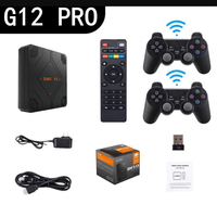 G12 PRO Game Stick Best-seller Console de jeu vidéo portable 4K 1080P HD 64GB 128GB Jeux classiques pour enfants Cadeaux