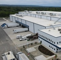 Centre de distribution en chaîne du froid, entrepôt de distribution d'aliments surgelés, bâtiment en structure métallique Q355B, système de réfrigération