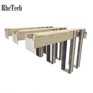 WEKIS 72-Inch Steel Pocket Sliding Barn Door Hardware Set with Screw Installation for Outdoor Home Hotel Warehouse Carbon Steel - Product Image 3