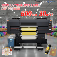 Imprimante UV DTF Titanjet 60cm I3200, tête d'impression UV, encre UV, étiquettes en cristal, imprimante à feuille A1, double lamination, garantie 1 an