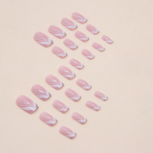 <span class=keywords><strong>Prix</strong></span> de Gros Usine <span class=keywords><strong>Faux</strong></span> <span class=keywords><strong>Ongles</strong></span> Autocollants de Haute Qualité avec <span class=keywords><strong>Colle</strong></span>, Boîte Rose Scintillante, en ABS - Product Image 6