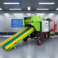 Machine d'emballage automatique haute performance pour ensilage agricole, foin et paille avec film de conditionnement