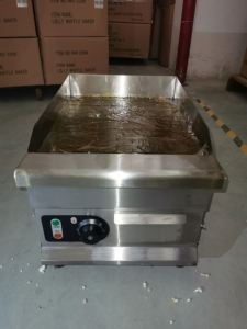 Plancha Eléctrica Comercial, Parrilla Antiadherente de 2KW para Desayunos, Panqueques, Hamburguesas, Tocino, Ideal para Pequeños Restaurantes y Cafeterías - Product Image 1