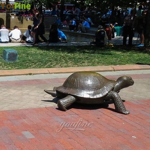 Antique Thủ Công Mỹ Nghệ Đồng HandMade Bronze Tượng Rùa Và Trẻ Em Điêu Khắc Để Bán - Product Image 4