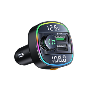 Coche portátil para REPRODUCTOR DE MP3 <span class=keywords><strong>Bluetooth</strong></span> Transmisor FM BT5.0 Carga rápida PD30W Conexión USB - Product Image 6