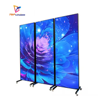 TOPvision Solución LED Todo en Uno para Comercio Minorista, Sistema de Carteles Plegables Impermeables IP65 y 2 Años de Garantía