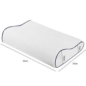 Nueva llegada Almohada de gel ondulada de altura personalizada 3 capas Sueño profundo Almohada de espuma viscoelástica Juegos de cama de lujo Reposacabezas - Product Image 1