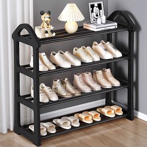 Zapatero Simple Multicapa de PP y Acero al Carbono para Debajo de la Puerta, Ideal para Espacios Pequeños en Dormitorios - Product Image 1