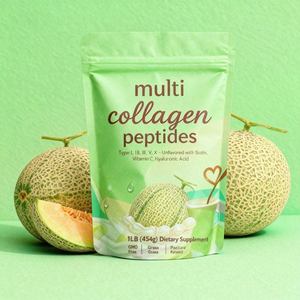 Collagène en poudre multi-sources pour la vente en gros aux fabricants, supplément de collagène polypeptidique vitaminé, milkshake, 1 lb de poudre de collagène - Product Image 5