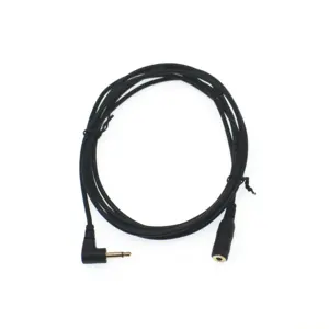 Grosir DC 3.5Mm Siku-siku Steker Ke Soket Kabel Adaptor Audio