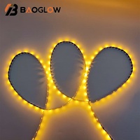 Tira de Luces LED Inteligente, Luces LED de Navidad RGB, Blanco Cálido y Frío, Decoración Navideña para Sala de Estar