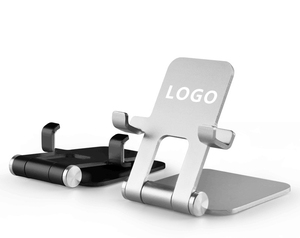 טלפון סלולרי מחזיק מעמד מתכוונן באופן מלא מתקפל עבה אלומיניום שולחן עבודה נייד ערש Dock עם אנטי להחליק בסיס - Product Image 2