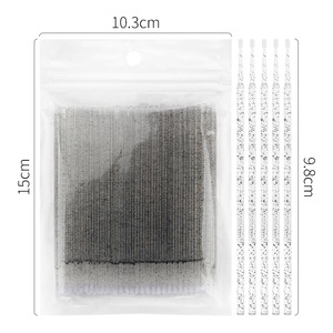 Brosse à lèvres multi-usages, brosse à ongles, manche en plastique, poils en nylon, bâton de nettoyage - Product Image 4