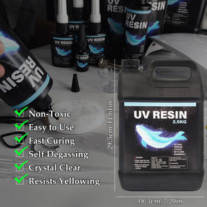 2500G Heldere UV-Hars Hard Type Nieuwe Formule Één Minuut Ultraviolette Zonne-Energie Snel Uithardende Epoxyhars Lijm Voor Gieten & Coating - Product Image 2