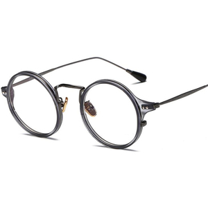 Redondo al por <span class=keywords><strong>mayor</strong></span> nuevo estilo tr90 marco óptico con <span class=keywords><strong>el</strong></span> <span class=keywords><strong>templo</strong></span> de acetato gafas de gafas para unisex gafas de lectura - Product Image 4