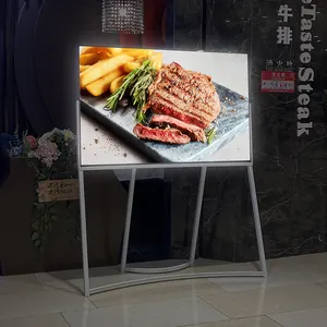 Billboard Freistehende Magnetic Illuminuate Electronic Led Advertising Board tragbare Leucht kasten halter Menü Board Stand