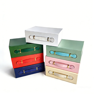 Premium <b>Bedding</b> Presentation Case with PU Handle | Rigid Magnetic Folding <b>Box</b> - Product Image 5