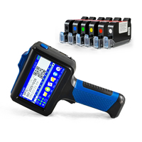 Impresora de Inyección de Tinta Portátil de Bolsillo con Pantalla Táctil de 12.7mm, Máquina de Impresión Manual para Codificación de Fechas de Caducidad con Tinta de Secado Rápido