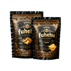 Bolsa de pie sellada con calor impresa personalizada para galletas y aperitivos con cremallera, bolsa de papel de aluminio a prueba de humedad, bolsa para alimentos y frutas secas - Product Image 4