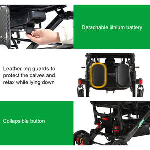 Yếu tố Xe Lăn Điện kim loại màu đen hộp carton CE xe lăn phụ kiện với động cơ mở rộng khung carbon sợi Carbon 2 cái - Product Image 6