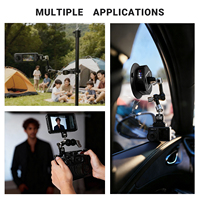Bras de fixation magique avec vis filetées 1/4" et 3/8" 360° °   Bras articulé à rotule avec fixation par pince pour moniteur, éclairage LED, webcam, caméra d'action