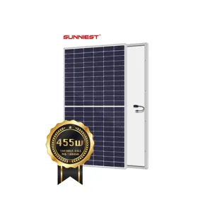 High Efficiency 435W 440W 445W 450W 455W Solar Panel With Durable Backsheet 144 Cells and Multi Busbar
