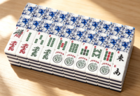 Fichas de Mahjong Americanas de Melamina Premium, Resistentes a los Arañazos, Fichas para Jugar a Mano, Venta al por Mayor de Fábrica, OEM para Juegos de Mesa Familiares en Interiores