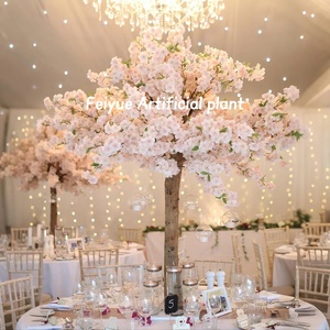 Thanh Lịch Nhân Tạo Khóc Cây Anh Đào Trung Tâm Thực Tế Trắng Màu Hồng Vàng Hoa Anh Đào Cây Cho Đám Cưới/Đảng Bảng Trang Trí Nội Thất - Product Image 3