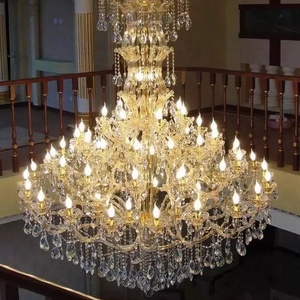 <span class=keywords><strong>Lampadario</strong></span> <span class=keywords><strong>moderno</strong></span> a <span class=keywords><strong>candelabro</strong></span> in cristallo di grandi dimensioni per hotel - Product Image 1