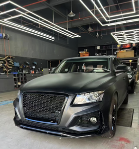 กันชนหน้า SQ5กระจังหน้าสไตล์ RSQ5 Q5สต็อกของเรากระจังหน้าแบบรังผึ้ง ABS 2009 2010 2011 2012สำหรับ8R SQ5ของ Audi Q5 - Product Image 6